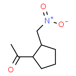 Ethanone, 1-[2-(nitromethyl)cyclopentyl]- (9CI)结构式