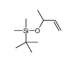 but-3-en-2-yloxy-tert-butyl-dimethylsilane结构式