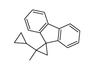 1-cyclopropyl-1-methyldibenzo(d,f)spiro(2.4)heptane结构式