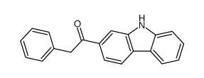 1-carbazol-2-yl-2-phenyl-ethanone结构式