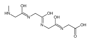 2-[[2-[[2-[[2-(methylamino)acetyl]amino]acetyl]amino]acetyl]amino]acetic acid Structure