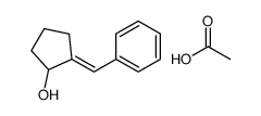 acetic acid,2-benzylidenecyclopentan-1-ol Structure