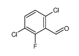 3,6-Dichloro-2-fluorobenzaldehyde结构式