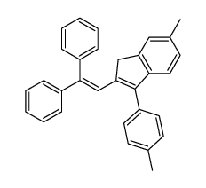 2-(2,2-diphenylethenyl)-6-methyl-3-(4-methylphenyl)-1H-indene结构式