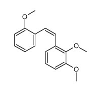 1,2-dimethoxy-3-[2-(2-methoxyphenyl)ethenyl]benzene结构式