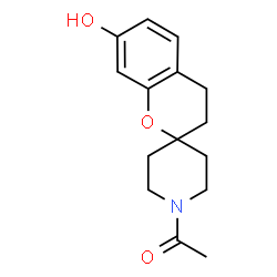 1'-Acetyl-3,4-dihydrospiro[chromene-2,4'-piperidin]-7-ol Structure