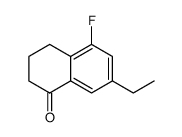 1(2H)-Naphthalenone, 7-ethyl-5-fluoro-3,4-dihydro Structure