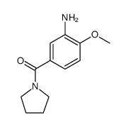 Methanone, (3-amino-4-methoxyphenyl)-1-pyrrolidinyl结构式