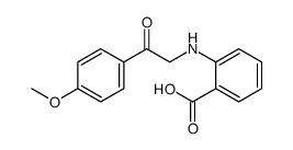 2-[[2-(4-methoxyphenyl)-2-oxoethyl]amino]benzoic acid结构式