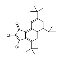 4,6,8-tritert-butyl-2,3-dichlorocyclopenta[a]naphthalen-1-one Structure
