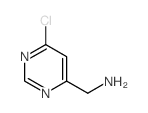 (6-Chloropyrimidin-4-yl)methanamine Structure