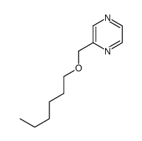 (hexyloxy)methylpyrazine Structure