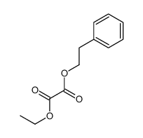 ethyl 2-phenylethyl oxalate Structure