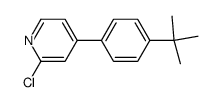 4-(4-tert-butylphenyl)-2-chloropyridine Structure