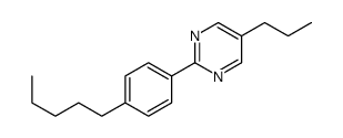 2-(4-pentylphenyl)-5-propylpyrimidine结构式