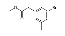 (3-bromo-5-methylphenyl)acetic acid methyl ester Structure