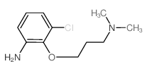 N-[3-(2-Amino-6-chlorophenoxy)propyl]-N,N-dimethylamine Structure