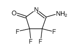 2H-Pyrrol-2-one, 5-amino-3,3,4,4-tetrafluoro-3,4-dihydro结构式