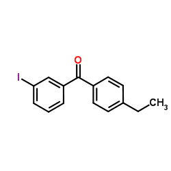 (4-Ethylphenyl)(3-iodophenyl)methanone Structure
