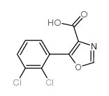 5-(2,3-Dichlorophenyl)oxazole-4-carboxylic acid Structure