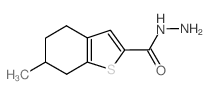 6-甲基-4,5,6,7-四氢-1-苯并噻吩-2-碳酰肼图片