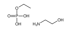 2-aminoethanol,ethyl dihydrogen phosphate结构式