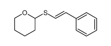 2-(styrylthio)tetrahydro-2H-pyran Structure