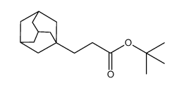 tert-butyl 3-(1-adamantyl)propanoate结构式