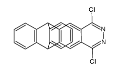 1,4-dichloro-6,11-dihydro-6,11-[1',2']benzeno-2,3-diazatetracene结构式