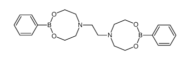 2,2'-diphenyl-6,6'-ethane-1,2-diyl-bis-[1,3,6,2]dioxazaborocane结构式
