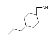 7-propyl-2,7-diazaspiro[3.5]nonane Structure