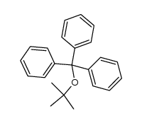 Trityl-tert.butylaether结构式