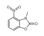 3-methyl-4-nitro-3H-benzooxazol-2-one Structure