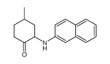 4-methyl-2-[2]naphthylamino-cyclohexanone结构式