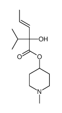 (1-methylpiperidin-4-yl) (Z)-2-hydroxy-2-propan-2-ylpent-3-enoate Structure