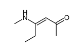 3-Hexen-2-one, 4-(methylamino)- (6CI,9CI) structure