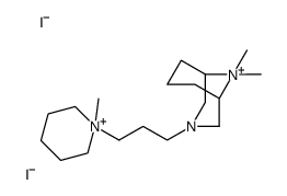 9,9-dimethyl-3-[3-(1-methylpiperidin-1-ium-1-yl)propyl]-3-aza-9-azoniabicyclo[3.3.1]nonane,diiodide Structure