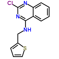2-氯-N-(噻吩-2-基甲基)喹唑啉-4-胺结构式