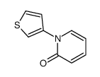1-thiophen-3-ylpyridin-2-one结构式