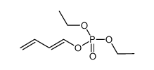 (E)-buta-1,3-dienyl diethyl phosphate结构式