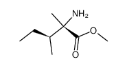 L-Isoleucine, 2-methyl-, methyl ester (9CI) picture