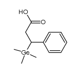 3-phenyl-3-(trimethylgermyl)propanoic acid Structure