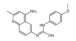 1-(4-amino-2-methylquinolin-6-yl)-3-(4-methoxyphenyl)urea Structure