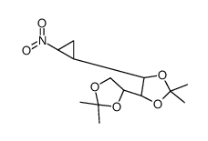 1,2-dideoxy-3,4,5,6-di-O-isopropylidene-1,2-C-methylene-1-nitromannitol picture