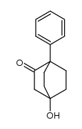 1-hydroxy-4-phenylbicyclo[2.2.2]octan-3-one结构式