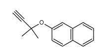 1,1-dimethyl-2-propynyl-2-naphthyl ether Structure