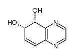 cis-5,6-Dihydroquinoxaline-5,6-diol结构式