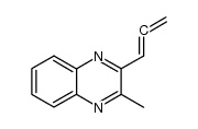 2-allenyl-3-methyl-quinoxaline结构式