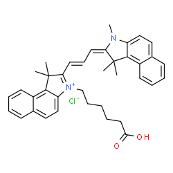 Cyanine3.5 carboxylic acid结构式