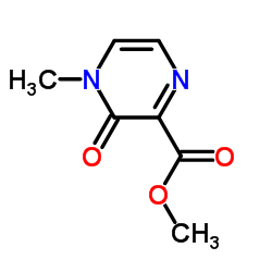 Pyrazinoic acid, 3,4-dihydro-4-methyl-3-oxo-, methyl ester (6CI) structure